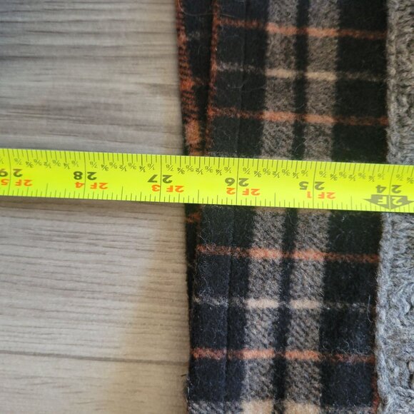 Moth Anthropologie Womens Plaid Wool Blend Zip-Up Hooded Cardigan Jacket With Po - Picture 10 of 11